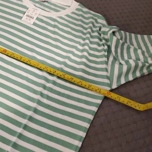 NWT J Crew Striped Ringer Tee - Picture 4 of 4